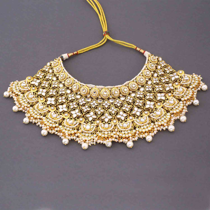 Ivory Manmayi  Kundan Bridal Jewellery Set