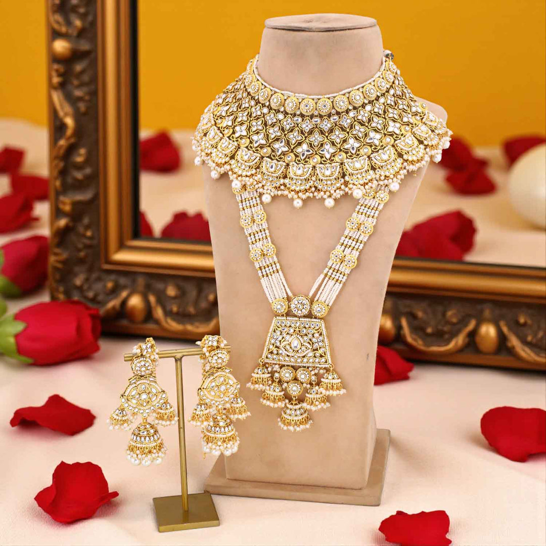 Ivory Manmayi  Kundan Bridal Jewellery Set
