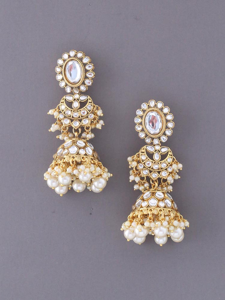 Ivory Mariam Jhumkis