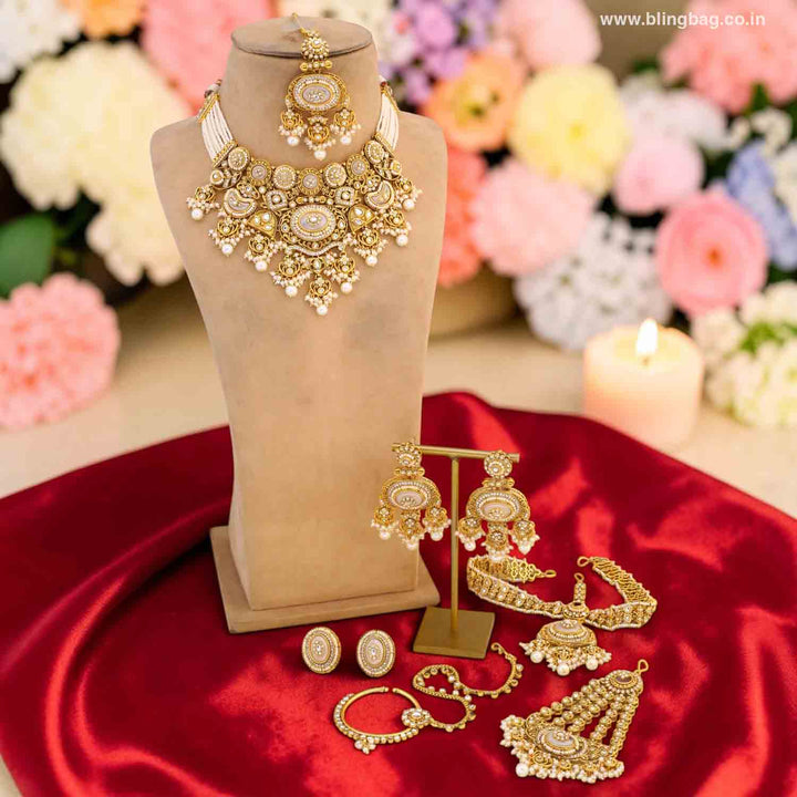 Ivory Mehra Bridal Jewellery Set