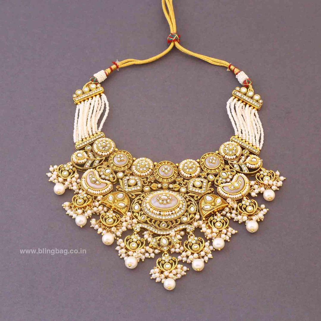 Ivory Mehra Bridal Jewellery Set