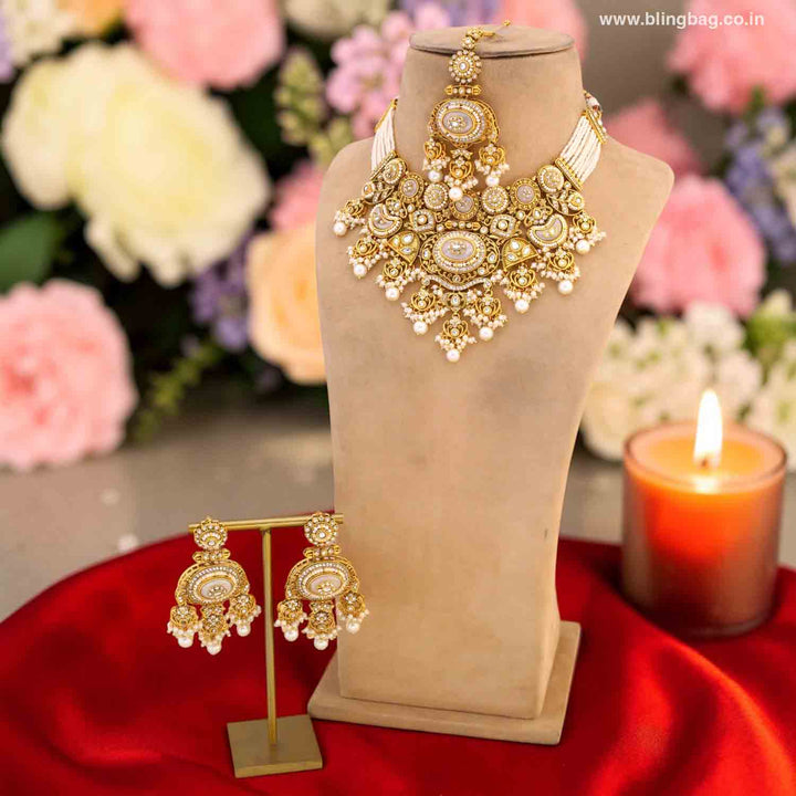 Ivory Mehra Bridal Jewellery Set