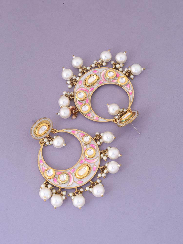 Ivory Mohana Ethnic Chandbalis