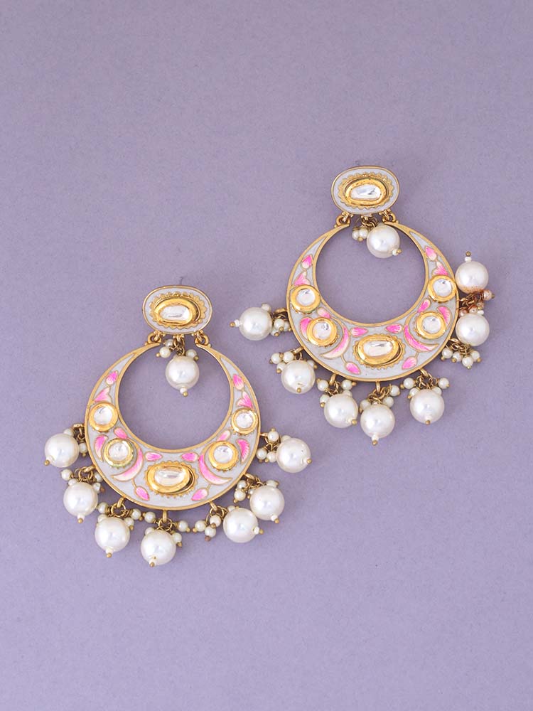 Ivory Mohana Ethnic Chandbalis