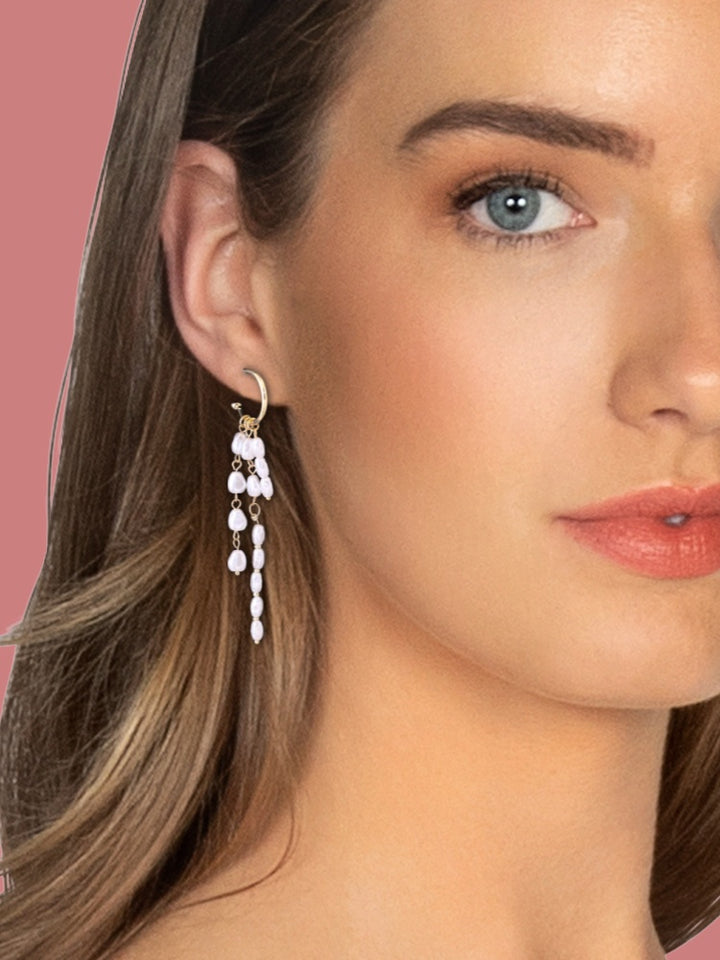 Ivory Monarda Danglers