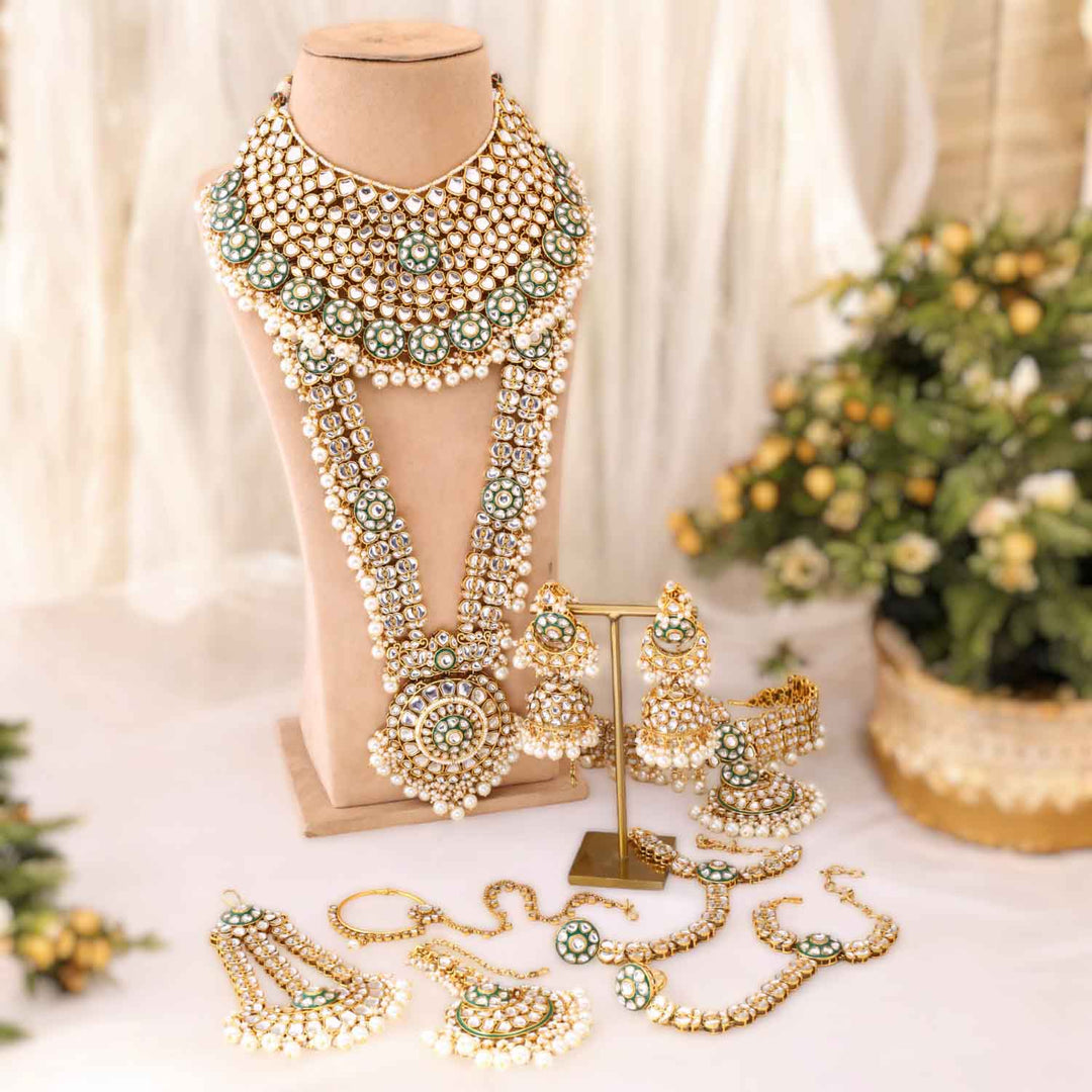 Ivory Mriyani Bridal Jewellery Set – Bling Bag - Main Image