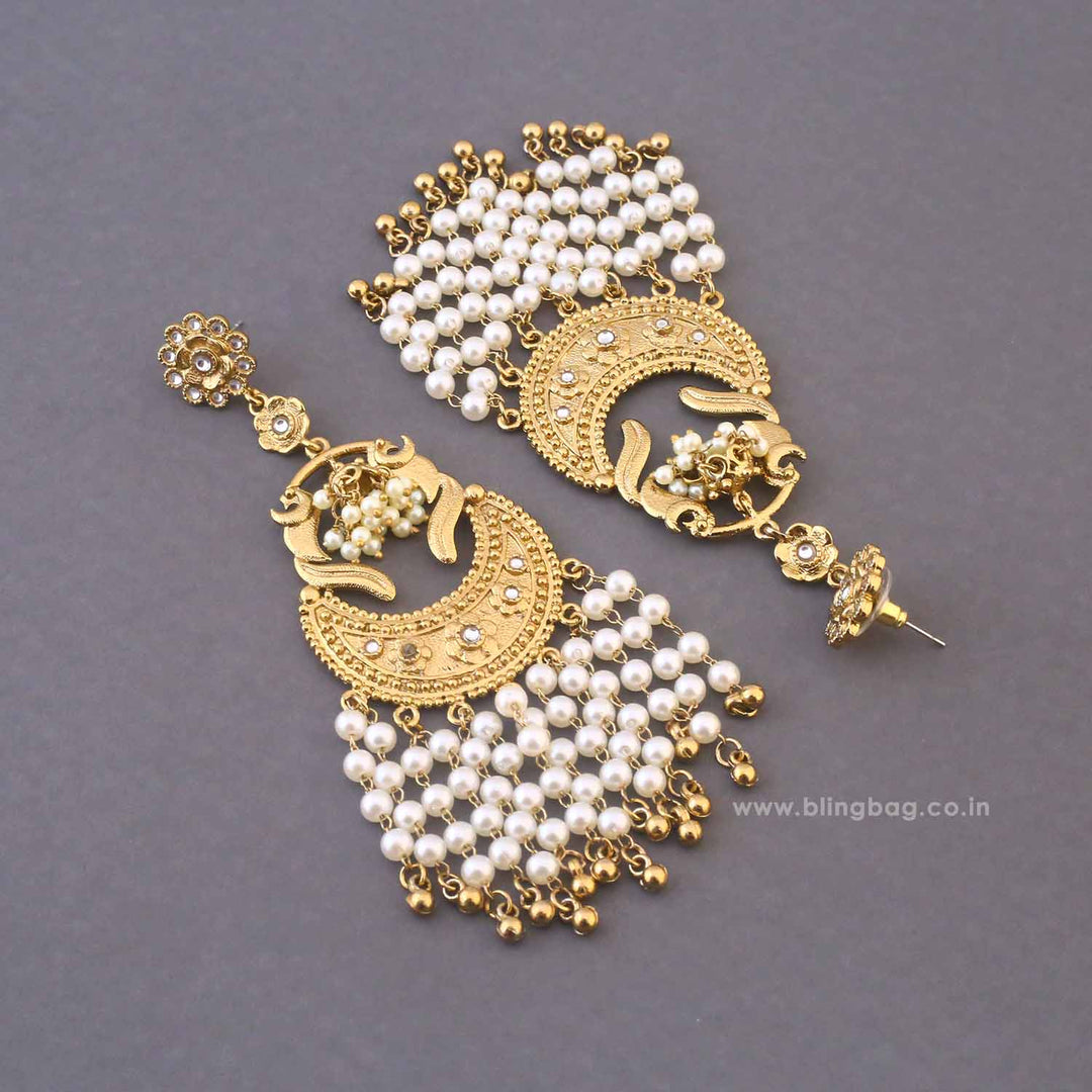 Ivory Muktai Tassels