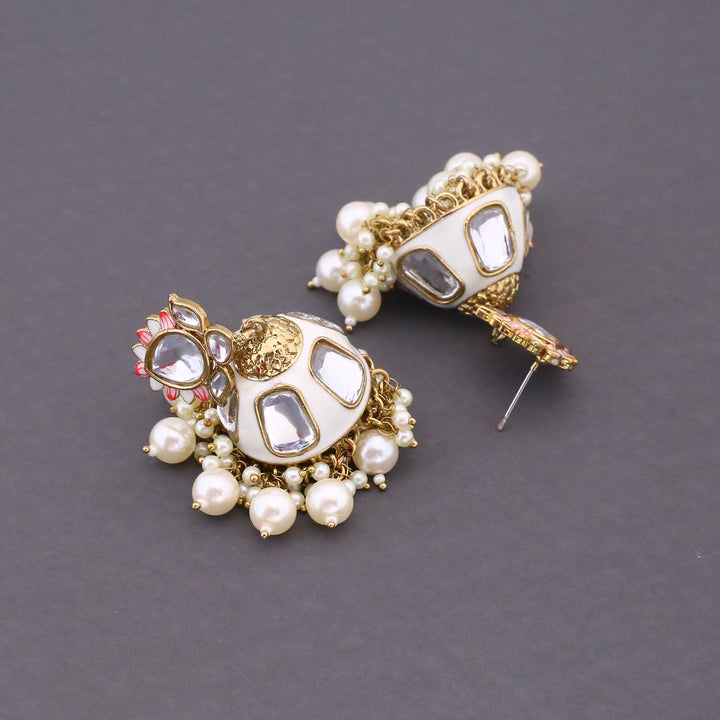 Ivory Munira Jhumkis