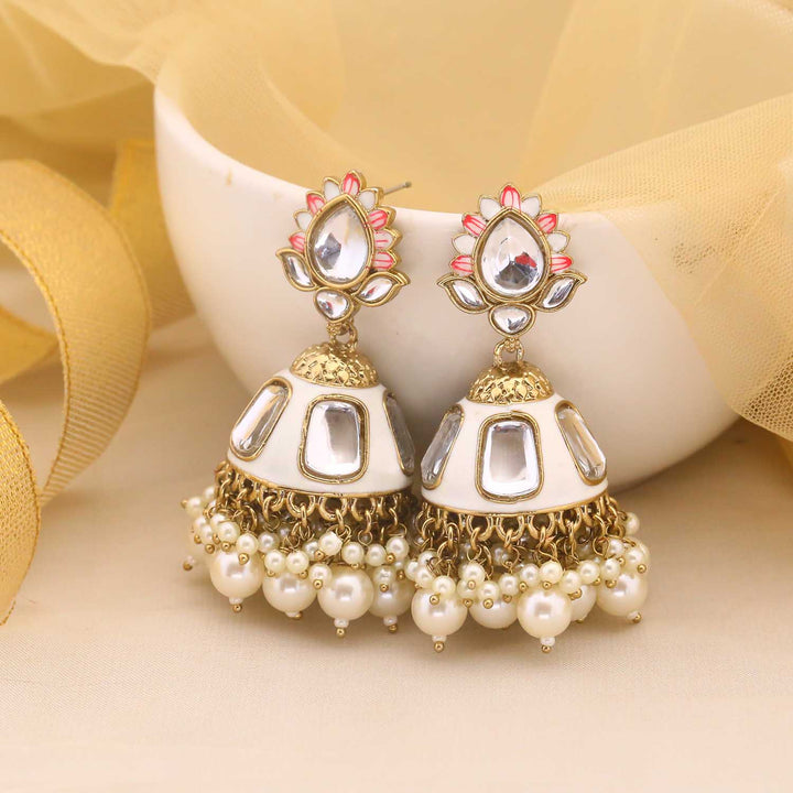 Ivory Munira Jhumkis