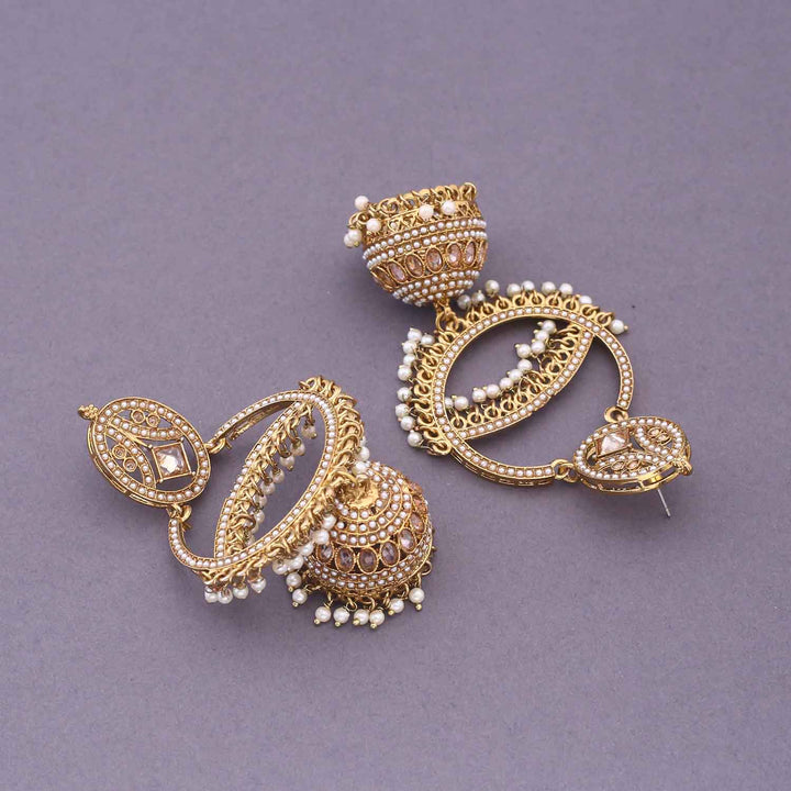 Ivory Naaz Punjabi Jhumkis