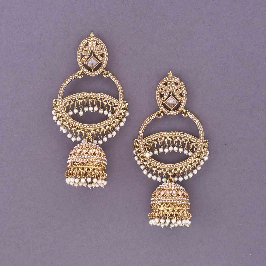 Ivory Naaz Punjabi Jhumkis