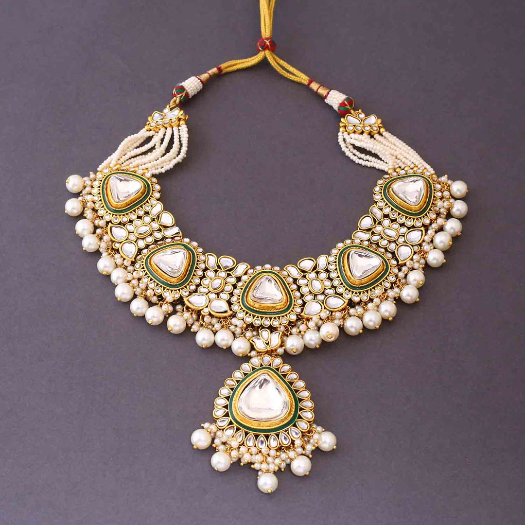 Ivory Narmida Bridal Jewellery Set