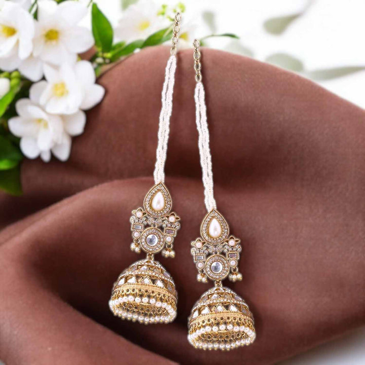 Ivory NeharI Sahara Jhumkis