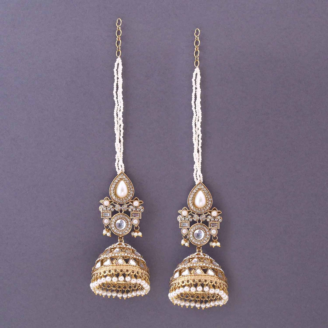 Ivory NeharI Sahara Jhumkis