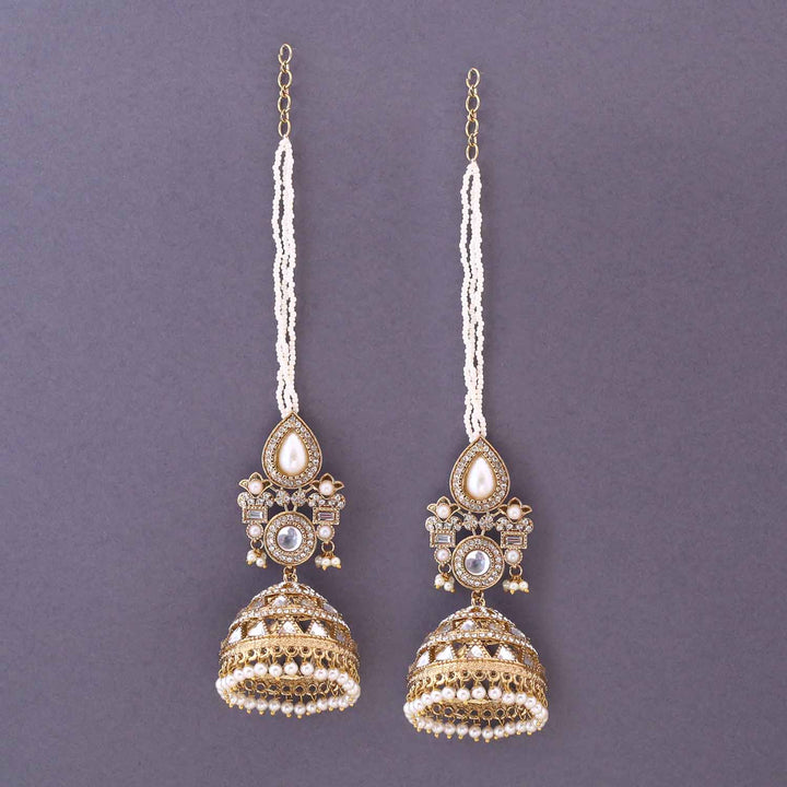 Ivory NeharI Sahara Jhumkis