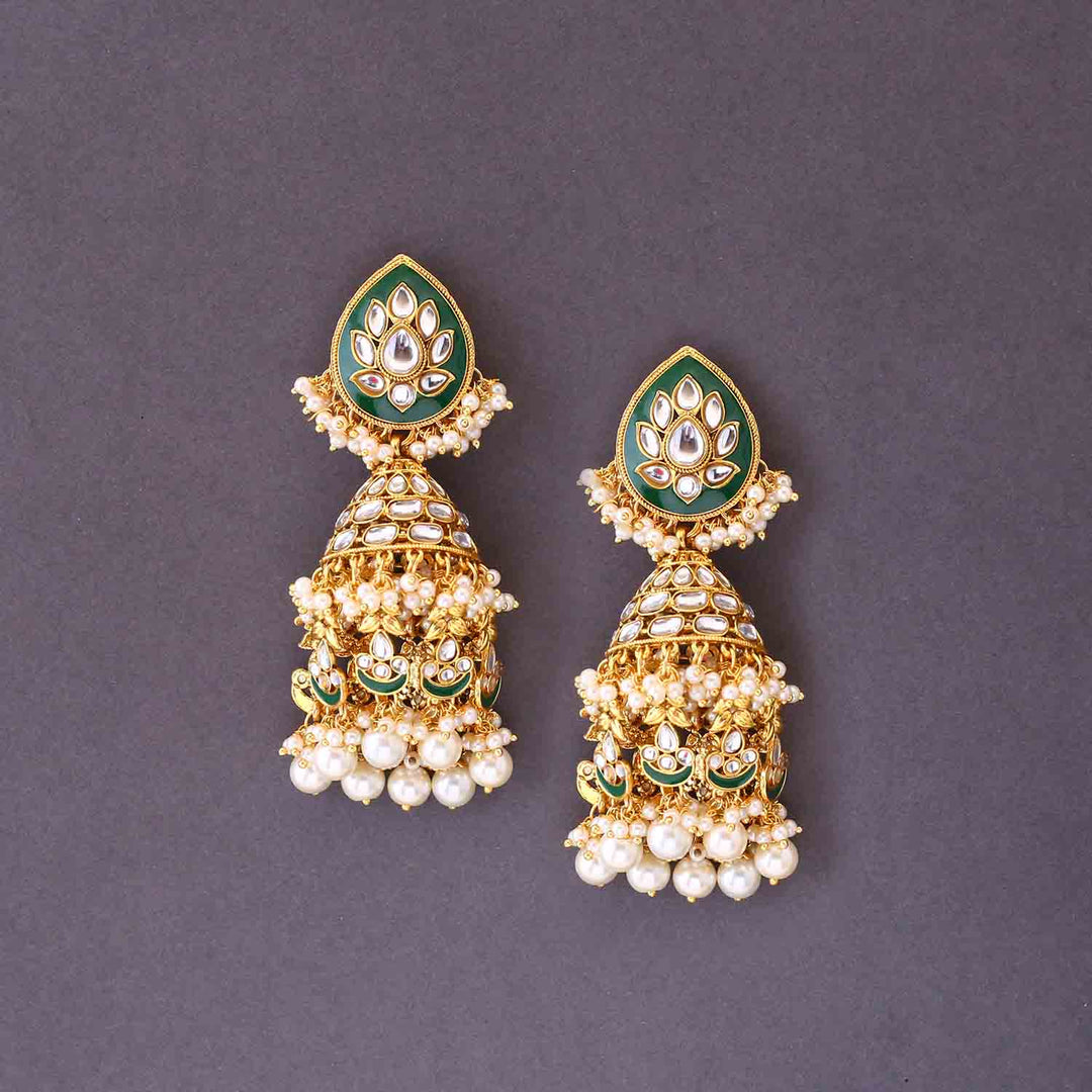 Ivory Nieri Jhumkis