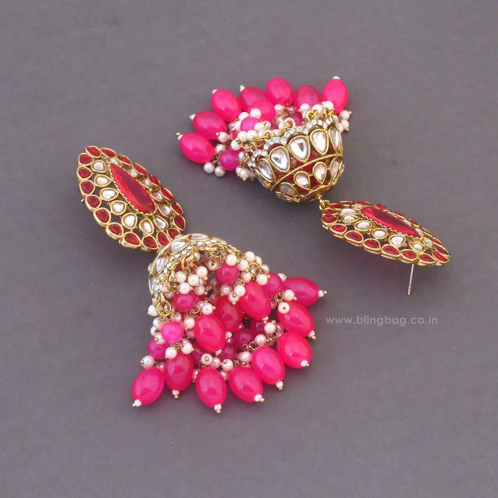 Rani Nilanjana Jhumkis