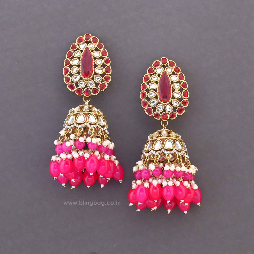 Rani Nilanjana Jhumkis