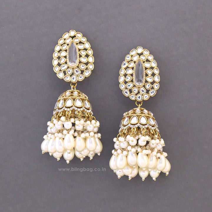 Ivory Nilanjana Jhumkis