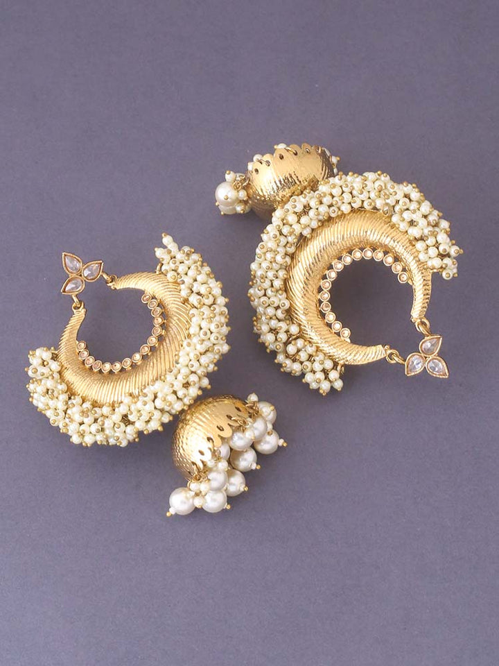 Ivory Nishika Jhumkis