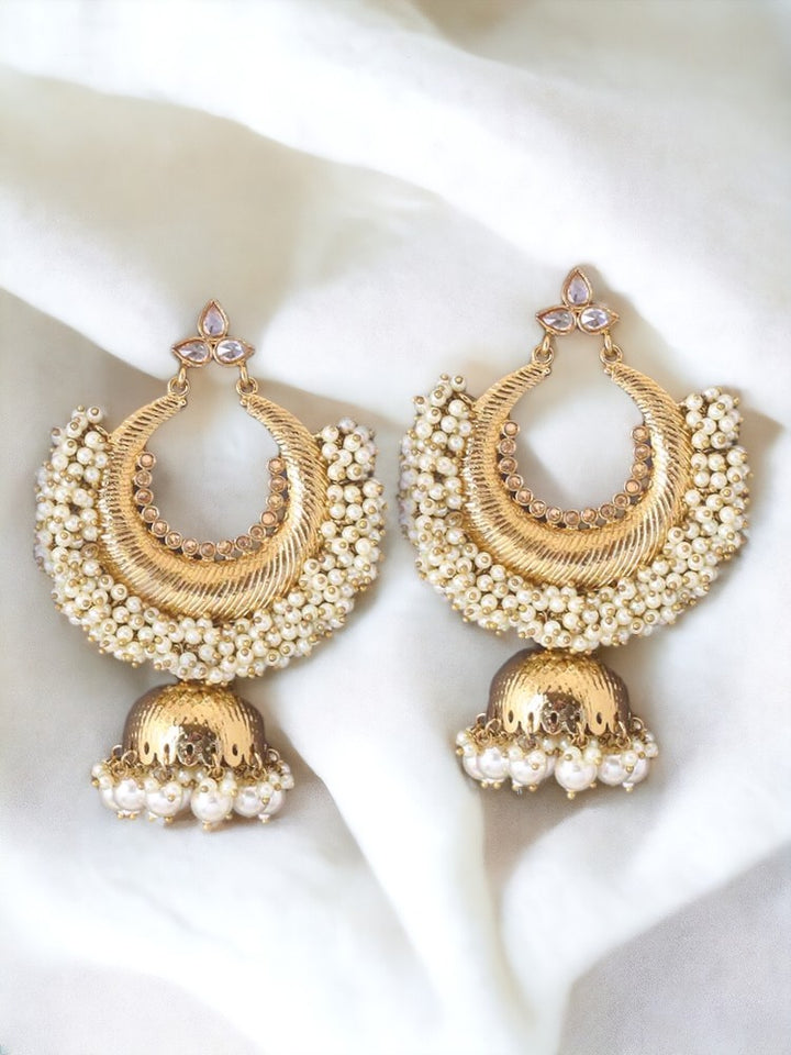 Ivory Nishika Jhumkis