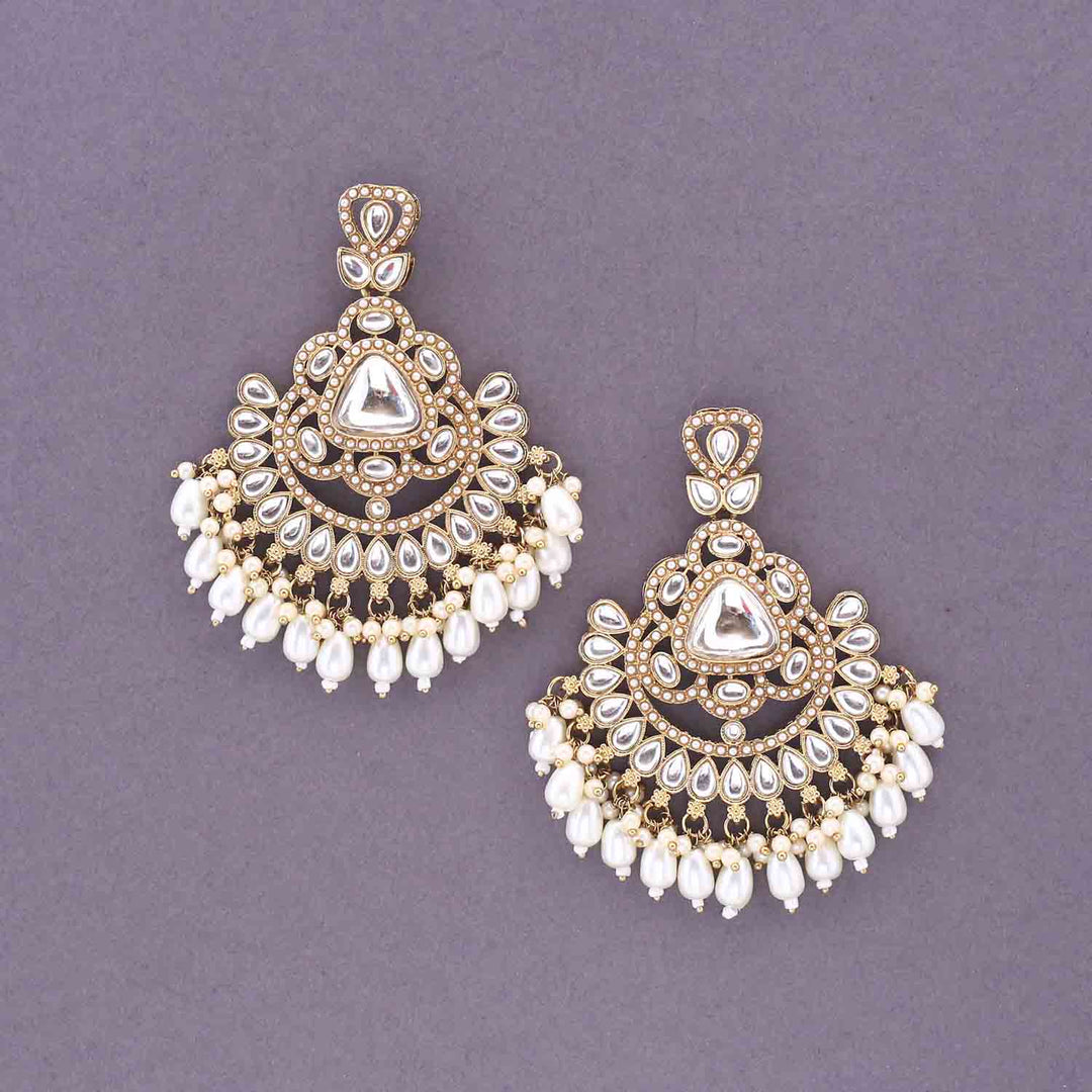 Ivory Noor Punjabi Chandbalis