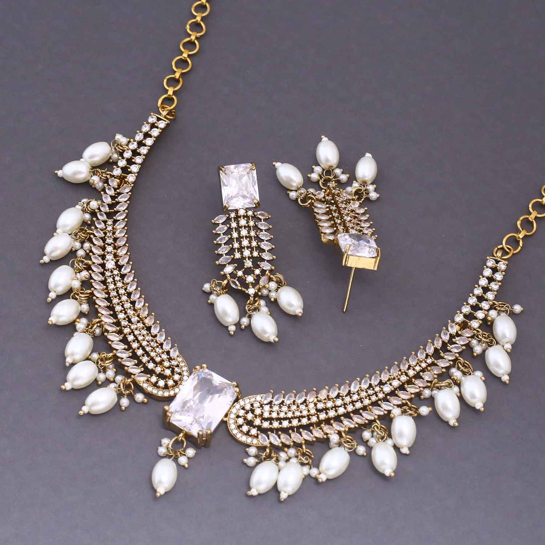 Ivory Oorja Hasli Victorian Jewellery Set - New Arrival