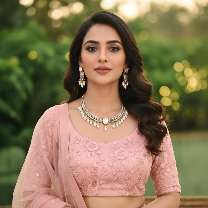 Ivory Oorja Hasli Victorian Jewellery Set - New Arrival
