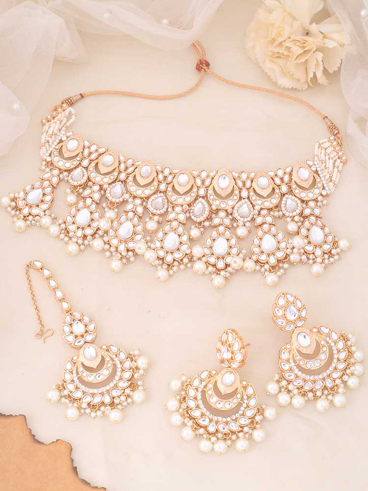 Ivory Panjurli Jewellery Set