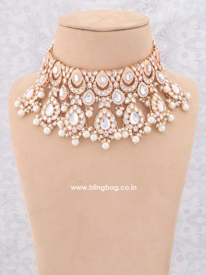 Ivory Panjurli Jewellery Set