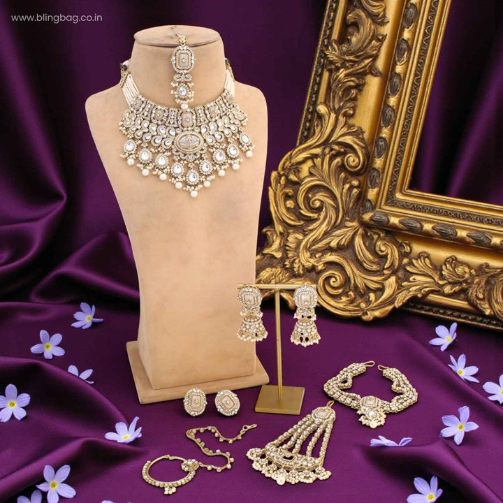 Ivory Parineeta Bridal Jewellery Set