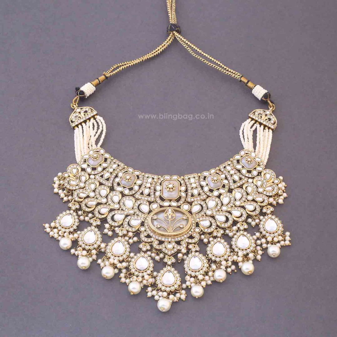 Ivory Parineeta Bridal Jewellery Set