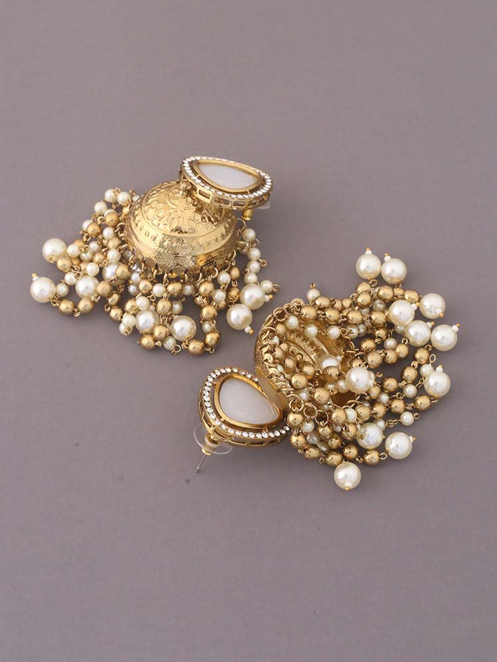 Ivory Pavitra Jhumkis