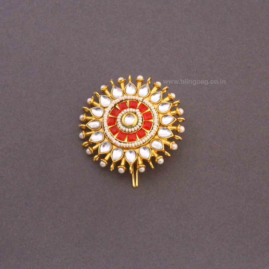 Ivory Payalshi Hair Chooti