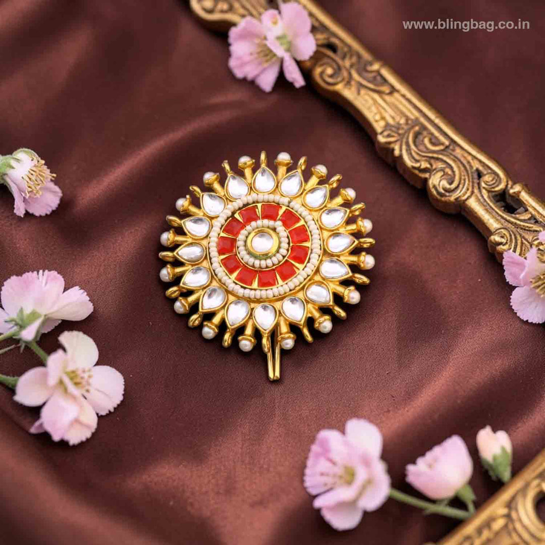 Ivory Payalshi Hair Chooti