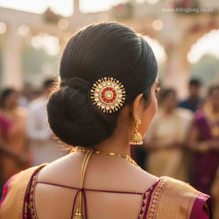 Ivory Payalshi Hair Chooti