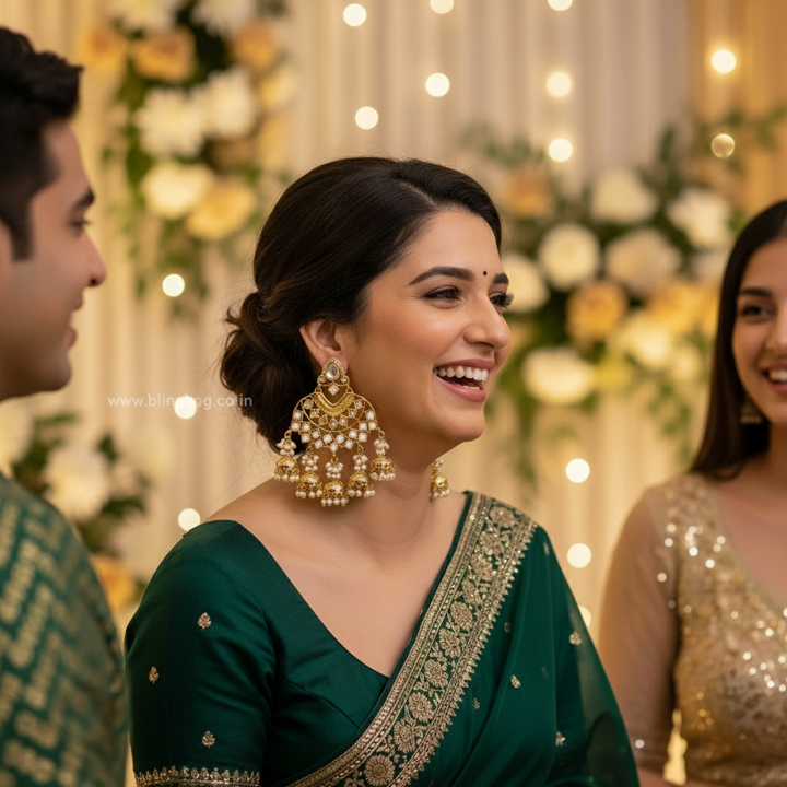 Ivory Phalguni Jhumkis