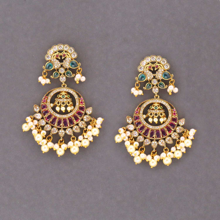 Ivory Pirale Victorian Chandbalis