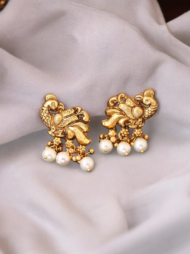 Ivory Pranhita Temple Danglers