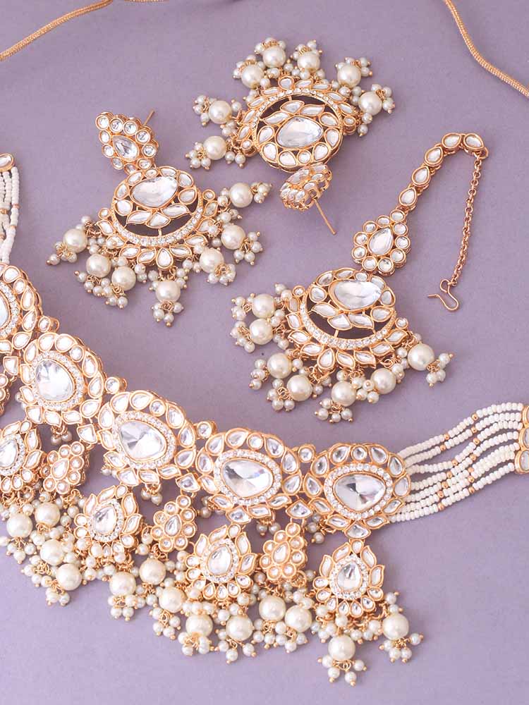 Ivory Pratibha Jewellery Set