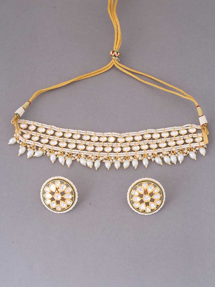 Ivory Priyanshi Jewellery Set