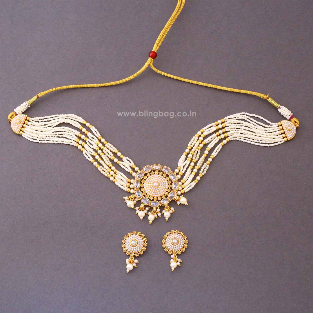 Ivory Ranitaika Antique Jewellery Set - New Arrival