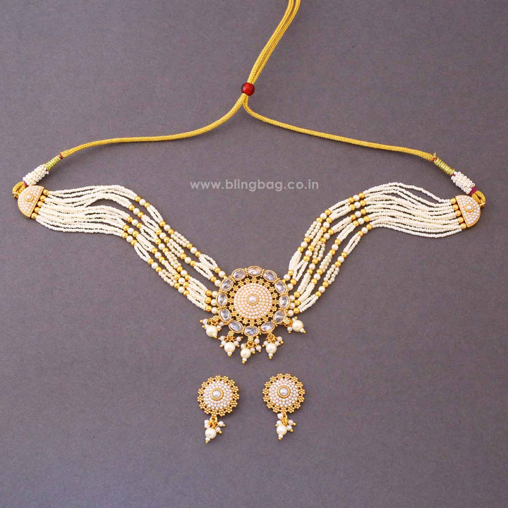 Ivory Ranitaika Antique Jewellery Set - New Arrival