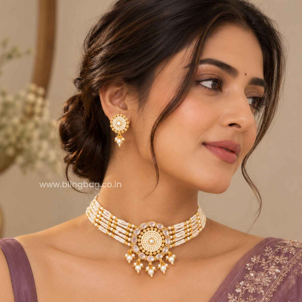 Ivory Ranitaika Antique Jewellery Set - New Arrival