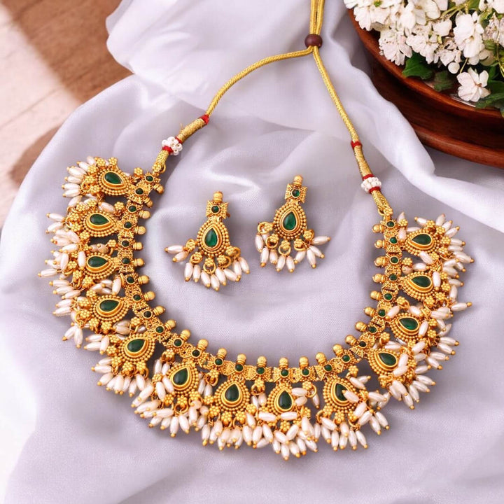 Ivory Romila Antique Jewellery Set - New Arrival
