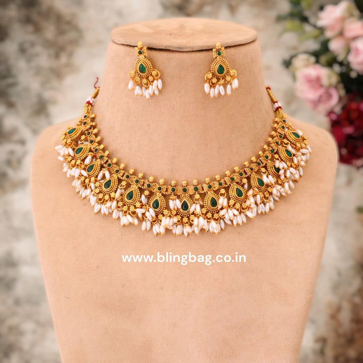 Ivory Romila Antique Jewellery Set - New Arrival