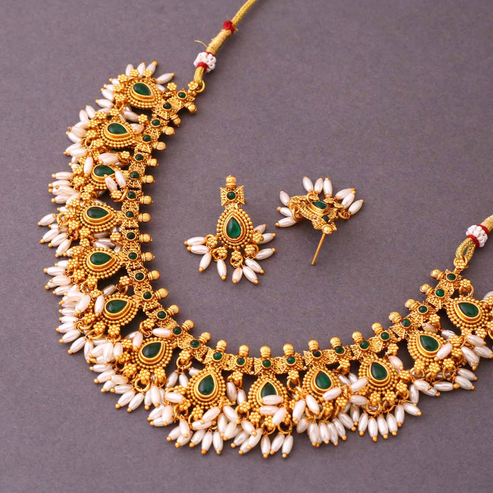 Ivory Romila Antique Jewellery Set - New Arrival