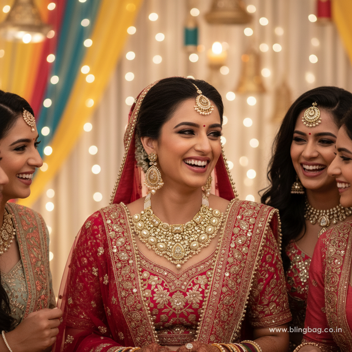 Ivory Roshnika Kundan Jewellery Set