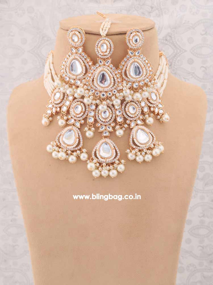 Ivory Rumani Jewellery Set