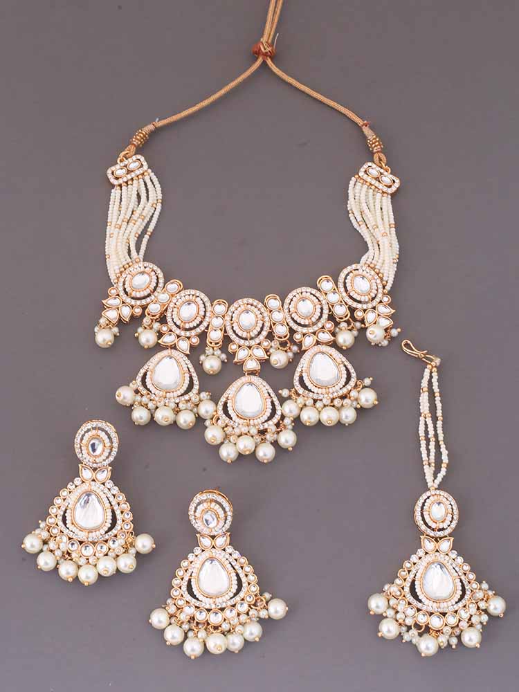 Ivory Rumani Jewellery Set